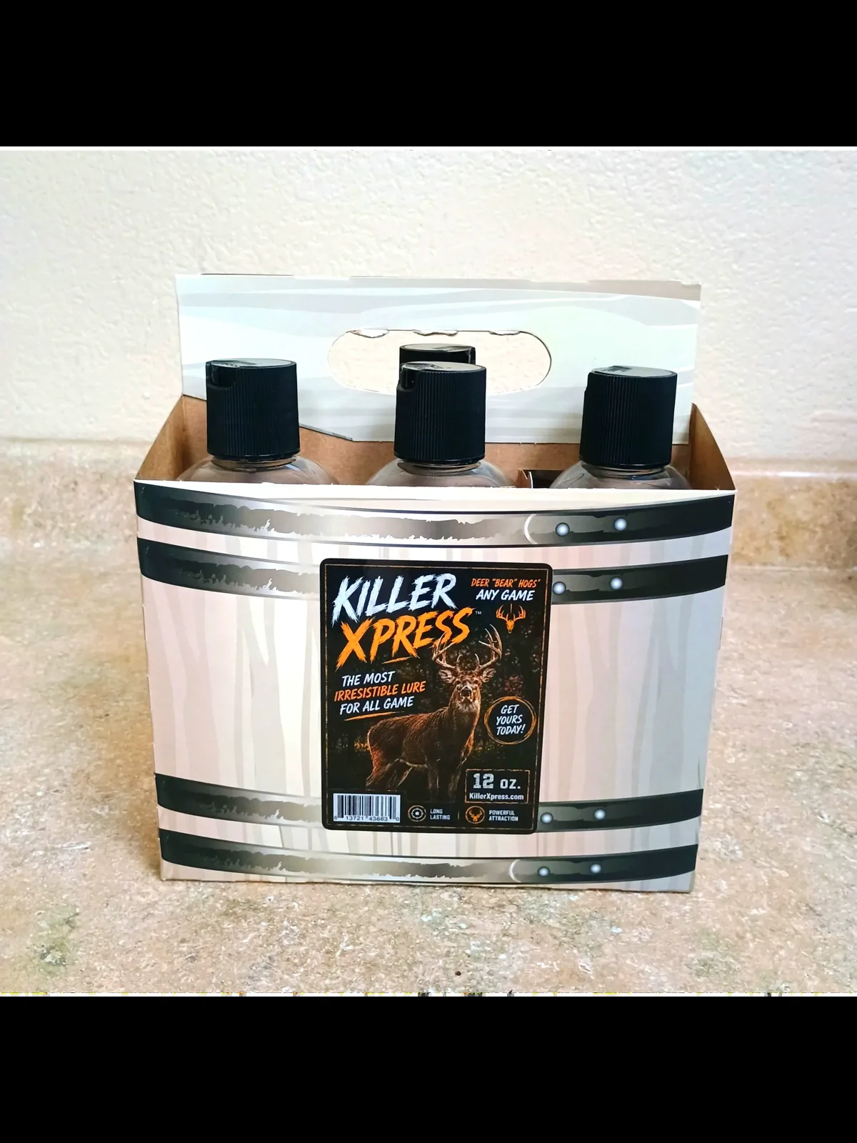 KillerXpress Game Lure — 6-Pack of 12 oz. Bottles